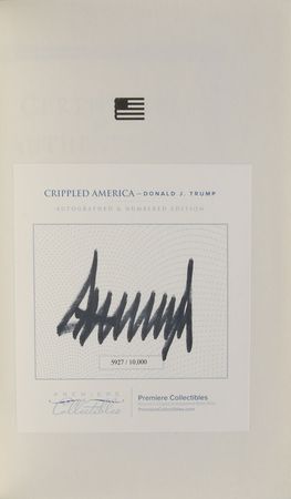 Lot #123 Donald Trump Book - Image 1