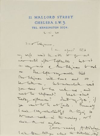 Lot #438 A. A. Milne - Image 1