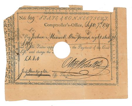 Lot #304 Oliver Wolcott, Jr - Image 2