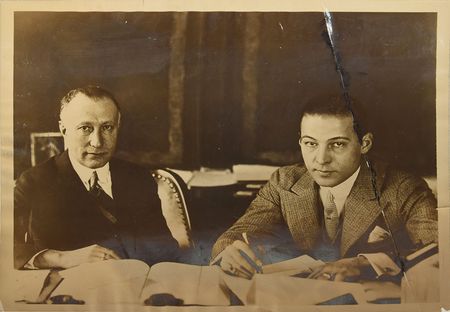 Lot #704 Rudolph Valentino: Contracts related to a pair of Valentino films - Image 1