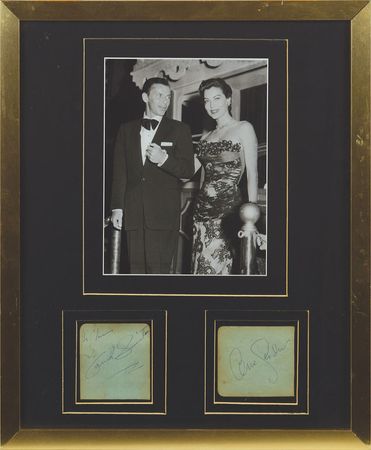Lot #777 Frank Sinatra and Ava Gardner Signatures - Image 1