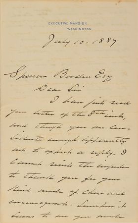 Lot #43 Grover Cleveland: 