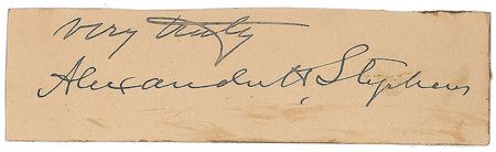Lot #309 Jefferson Davis and Alexander Stephens Group Lot - Image 2