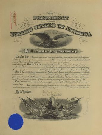 Lot #133 Woodrow Wilson Signed Document - Image 2