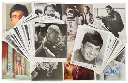Lot #707 Actors: From Aykroyd to Zimbalistâ€”more than 2,000 actor-signed photos - Image 1