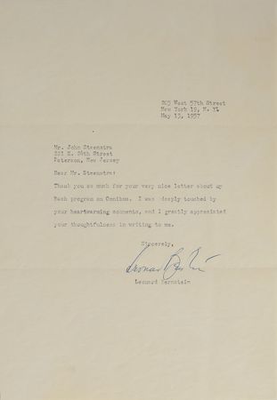 Lot #484 Leonard Bernstein - Image 4
