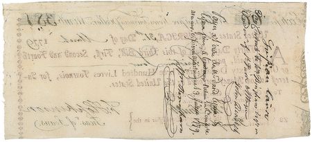 Lot #144 Francis Hopkinson Signed Document - Image 2