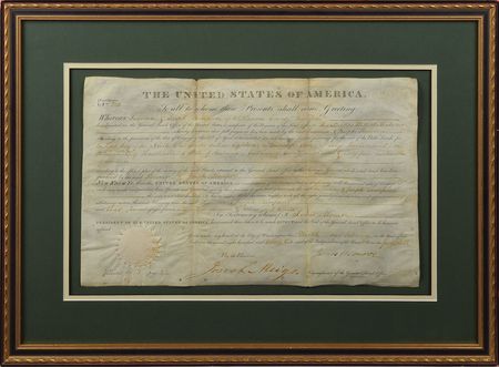Lot #11 James Monroe Signed Document
