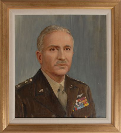 Lot #75 Dwight D. Eisenhower: Original painting by President Eisenhower gifted to his White House Chief of Staff - Image 1