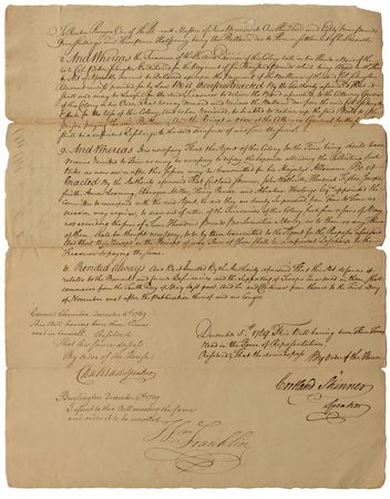 Lot #151 William Franklin: The New Jersey governor approves the support of British soldiers - Image 3