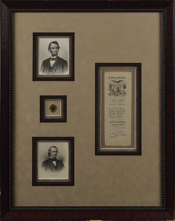 Lot #34 Abraham Lincoln: Rare pairing of