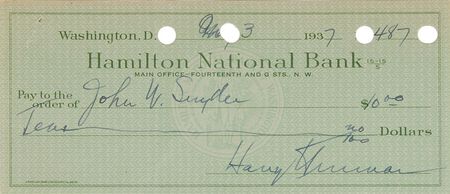 Lot #72 Harry S. Truman - Image 2