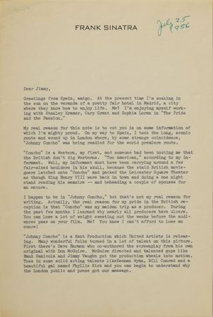 Lot #703 Frank Sinatra - Image 1