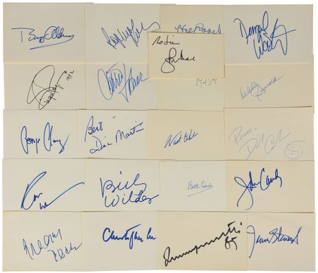 Lot #723 Entertainers: From Buzz Aldrin to Fay Wray, a smorgasbord of stars - Image 1