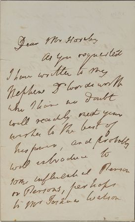 Lot #451 William Wordsworth Handwritten Letter Signed - Image 1