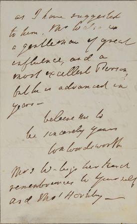 Lot #451 William Wordsworth Handwritten Letter Signed - Image 2