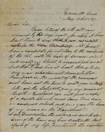 Lot #35 Andrew Johnson - Image 1