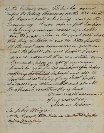 Lot #35 Andrew Johnson - Image 2