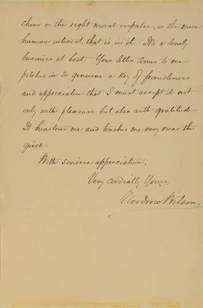 Lot #54 Woodrow Wilson - Image 2