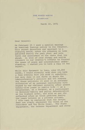 Lot #82 Richard Nixon - Image 1