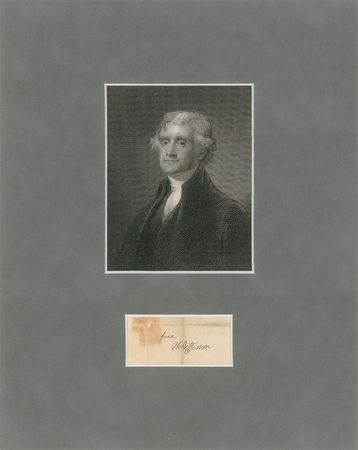 Lot #8 Thomas Jefferson Free Frank