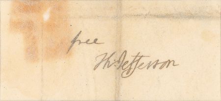 Lot #8 Thomas Jefferson Free Frank - Image 2