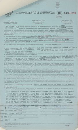 Lot #634 Iggy Pop Signed Documents - Image 2