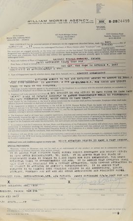 Lot #634 Iggy Pop Signed Documents - Image 3