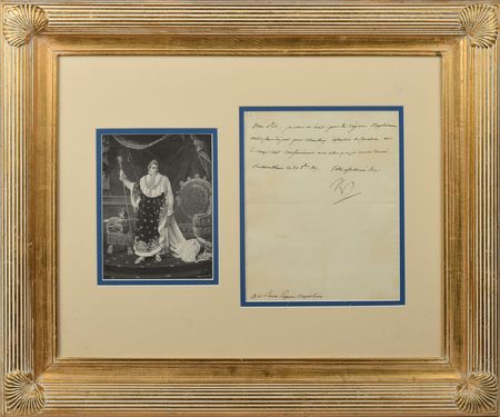 Lot #199 Napoleon Signed Letter - Image 1