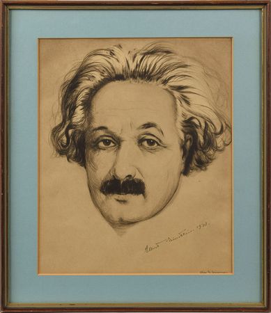 Lot #175 Albert Einstein Etching - Image 1