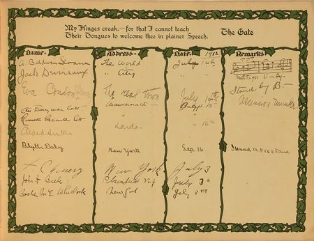 Lot #711 The Barrymores Guest Book - Image 2