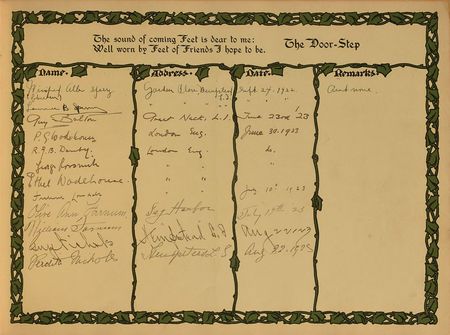 Lot #711 The Barrymores Guest Book - Image 6