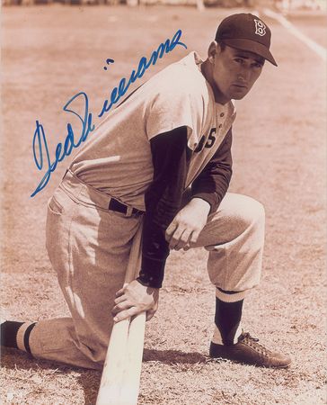 Lot #814 Mantle, DiMaggio, and Williams Signed Photographs - Image 3