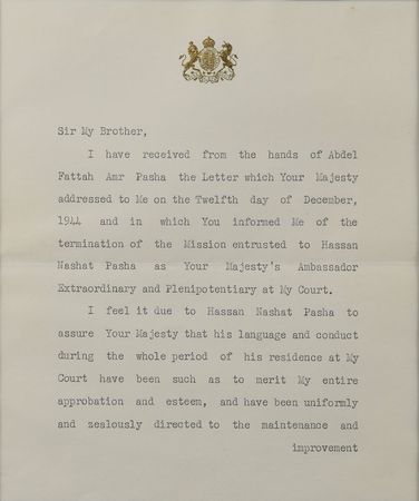 Lot #277 King George VI Typed Letter Signed - Image 2