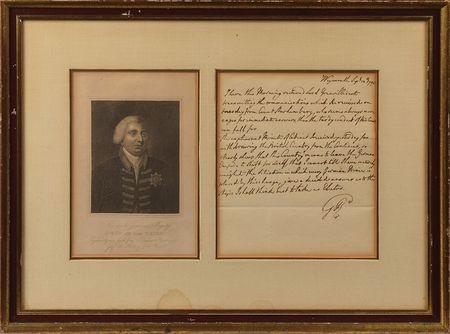 Lot #212 King George III Handwritten Letter Signed - Image 1