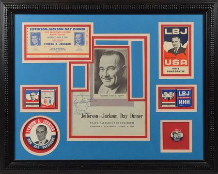 Lot #110 Lyndon B. Johnson - Image 1