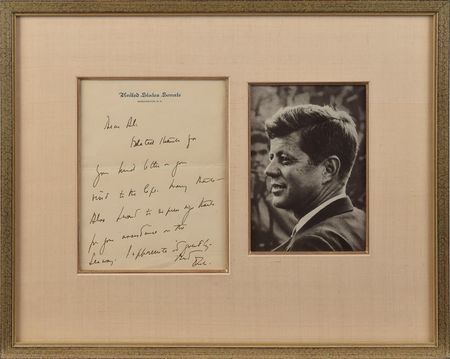 Lot #76 John F. Kennedy: Senator Kennedy and the St. Lawrence Seaway - Image 1