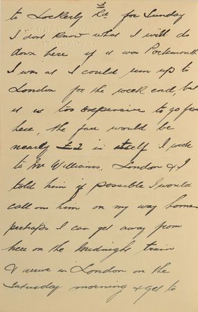 Lot #233 Henry Wilde: Scarce letter from the Titanicâ€™s ill-fated chief officer - Image 2