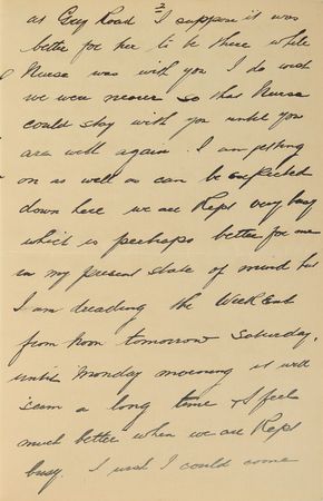 Lot #233 Henry Wilde: Scarce letter from the Titanicâ€™s ill-fated chief officer - Image 3