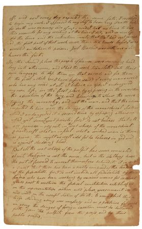 Lot #182 Thomas Paine: Remarkable eight-page autograph manuscript, mentioning 
