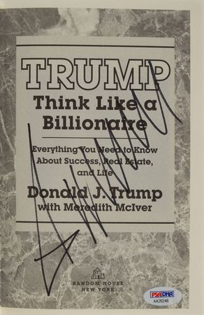 Lot #127 Donald Trump Book - Image 1