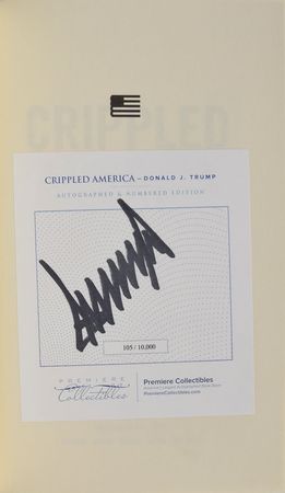 Lot #128 Donald Trump Book - Image 1