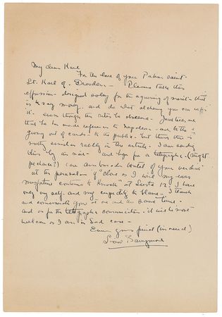 Lot #710 Lionel Barrymore Letters - Image 1