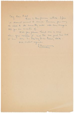 Lot #710 Lionel Barrymore Letters - Image 2