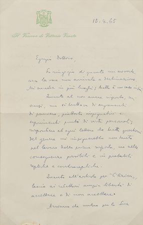 Lot #183 Pope John Paul: Rare handwritten letter from John Paul - Image 2