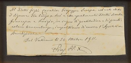 Lot #185 Pope Pius X Prayer - Image 2