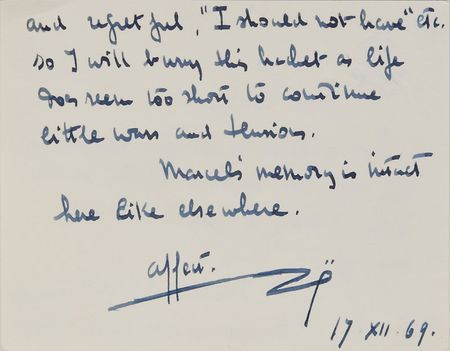 Lot #289 Prince Rainier of Monaco Handwritten Letter Signed - Image 2