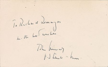 Lot #78 John F. Kennedy Signature - Image 1