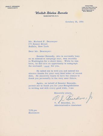 Lot #78 John F. Kennedy Signature - Image 2