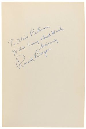 Lot #85 Ronald Reagan Book - Image 1